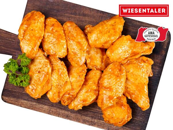 Frische Hendl Flügel mariniert