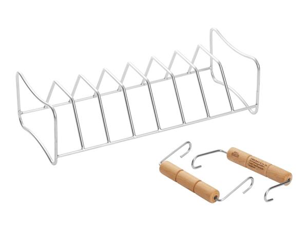 Grillmeister Barbecue Spare Ribs & Roast Holder