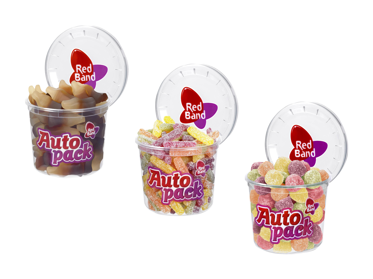Bonbons Red Band en format voiture