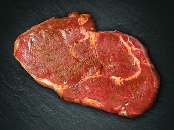 Entrecôte parisienne de bœuf marinée