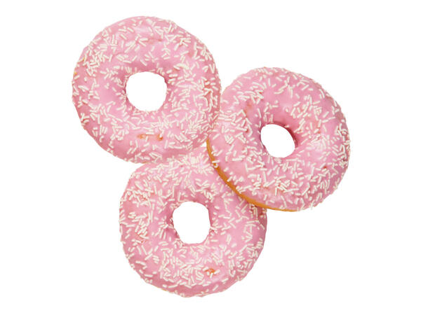 Pinkki donitsi 3 kpl