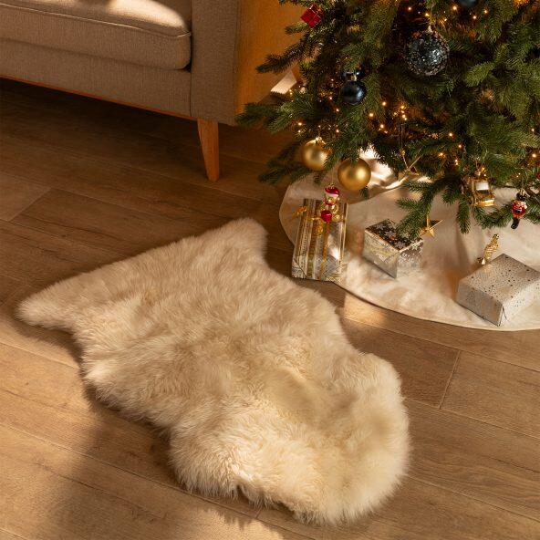 HOME CREATION(R) Carpette en laine d'agneau