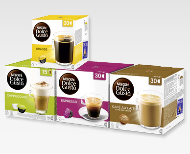 Capsules de café NESCAFÉ(R) DOLCE GUSTO(R)