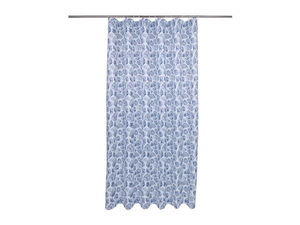 Shower Curtain With Seashell Pattern