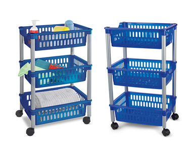 Easy Home 3-Tier Rolling Cart