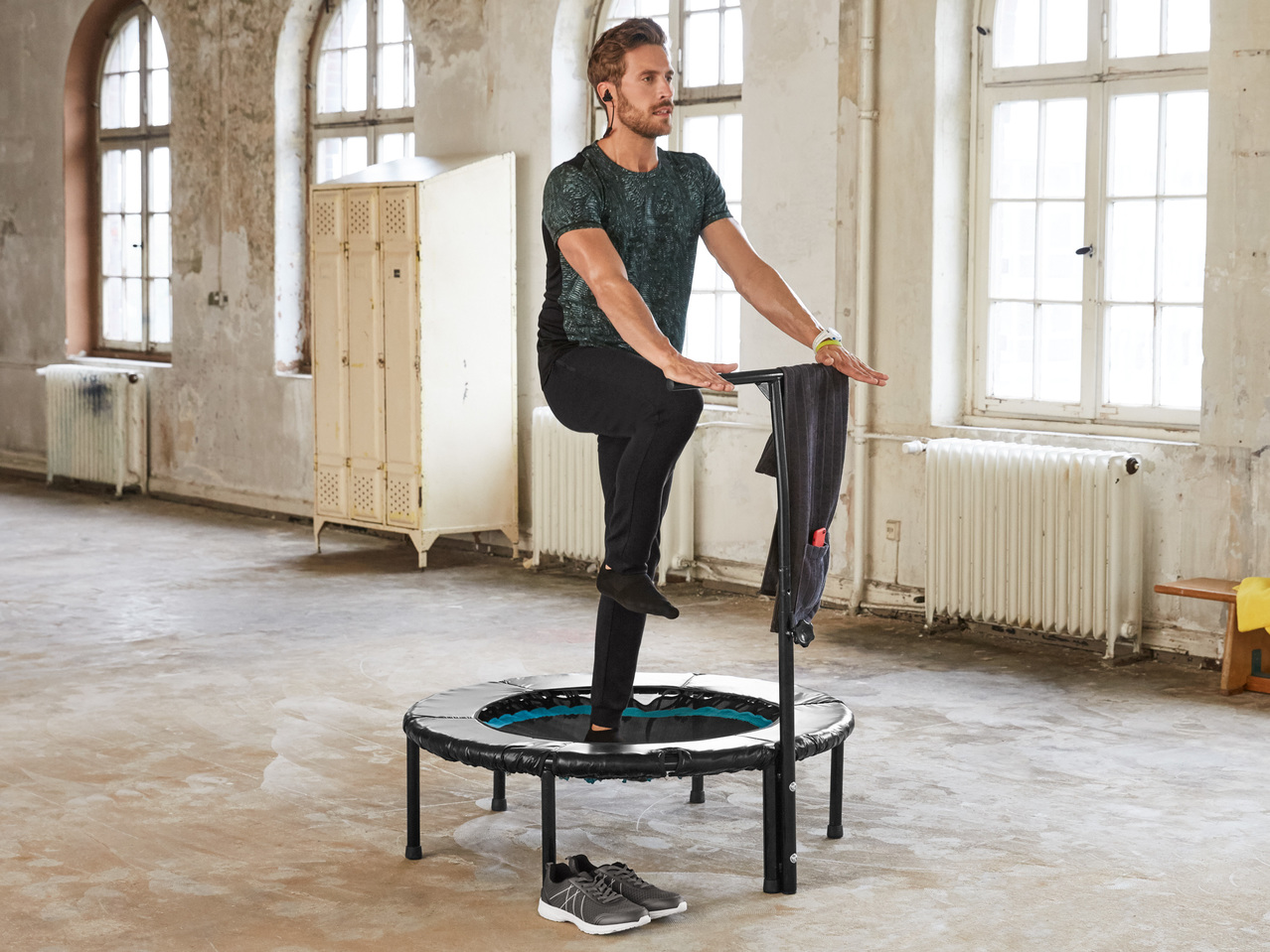 CRIVIT(R) Fitnesstrampolin, Ø ca. 112 cm