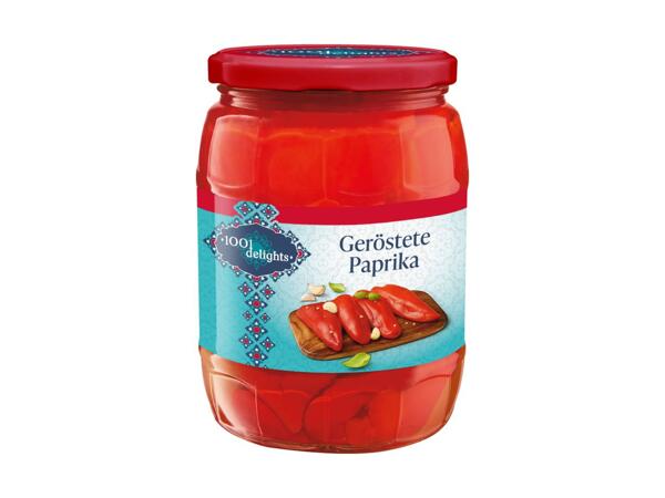 Paprikaschoten geröstet