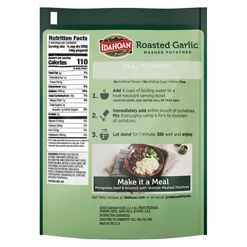 Roasted Garlic Mashed Potatoes, 8 oz