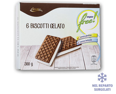 Biscotti gelato senza glutine ENJOY FREE!