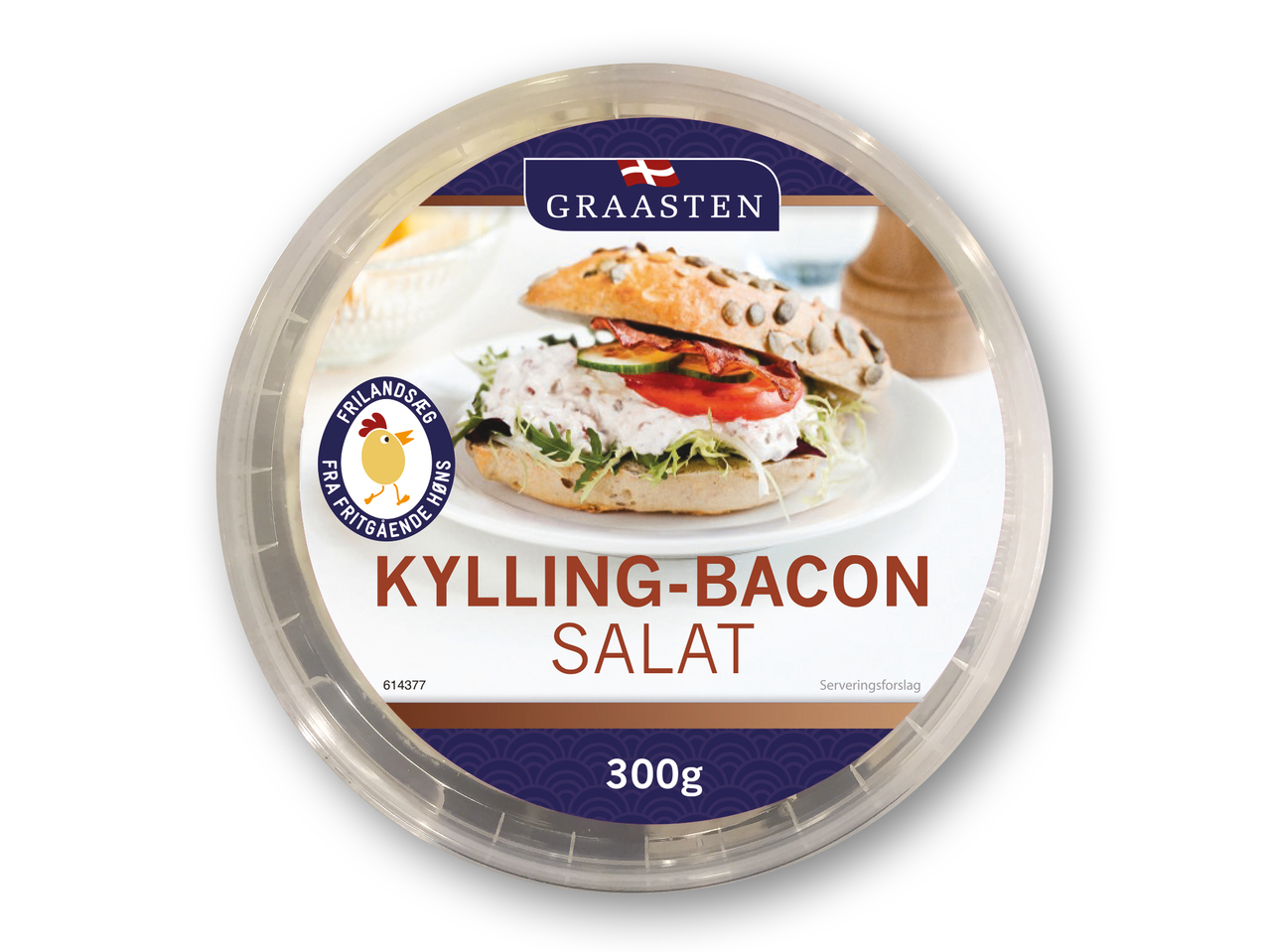 GRAASTEN Hønsesalat eller kyllingbaconsalat