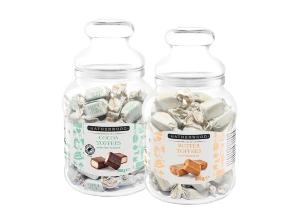 Toffees in a Glass Jar