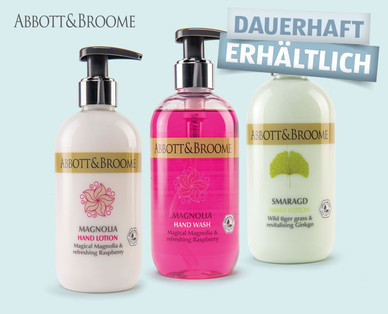 ABBOTT&BROOME Exklusive Handseife/-lotion