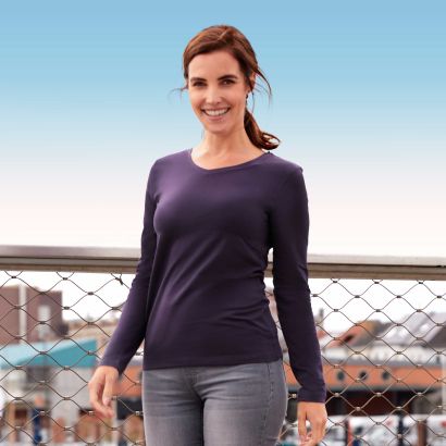 T-shirts à manches longues pour femmes, 2 pcs