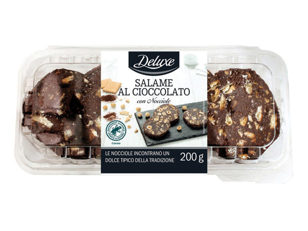 Chocolate Salami with Hazelnuts