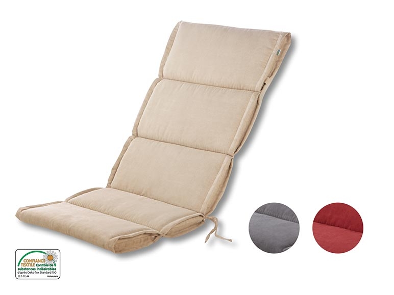 Coussin en microfibre pour chaise longue