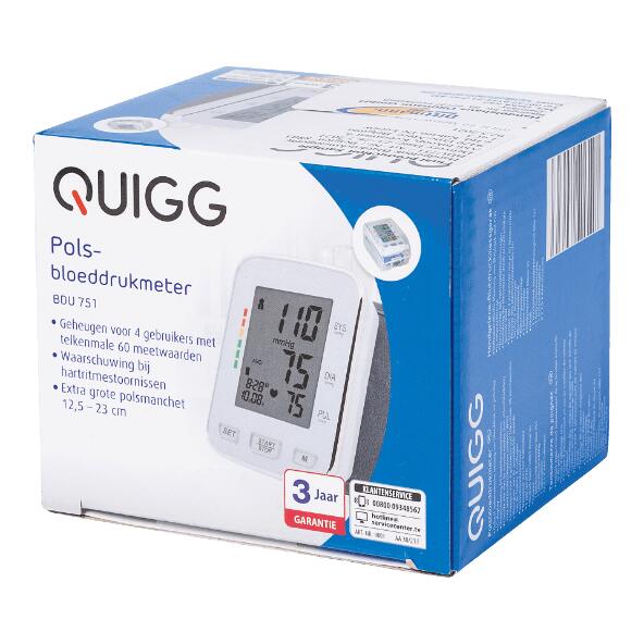 QUIGG(R) 				Blutdruckmessgerät