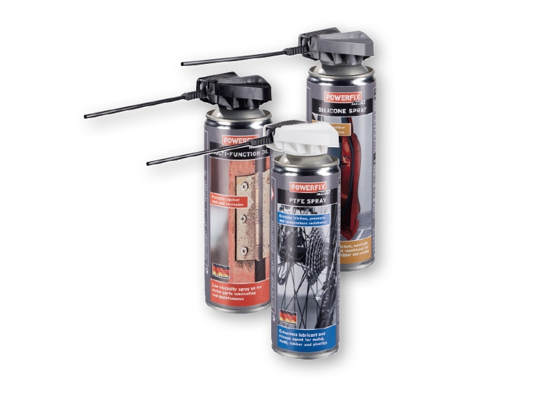 POWERFIX(R) Multi-Function Oil/PTFE Spray/ Silicone Spray