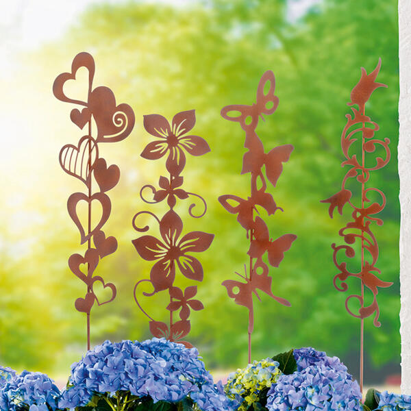 XL-Metall-Gartenstecker