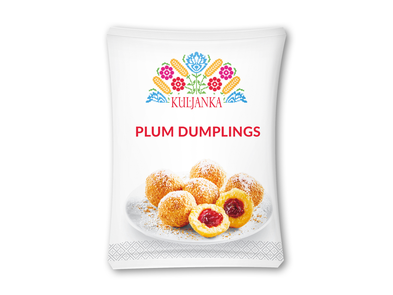 Knödel med blommefyld