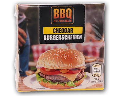 Fettine di Cheddar per hamburger BBQ