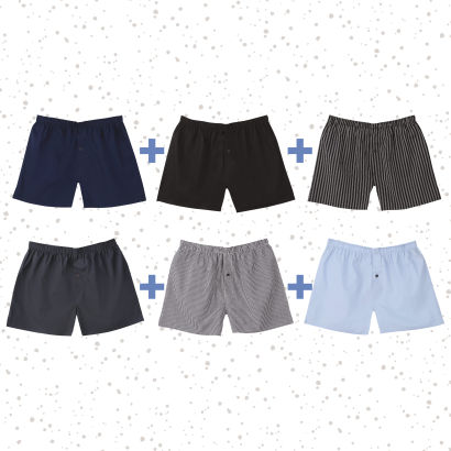 Boxershorts voor heren, 3 st.