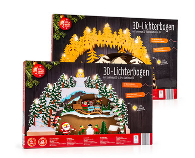 3D-Lichterbogen/-dorf