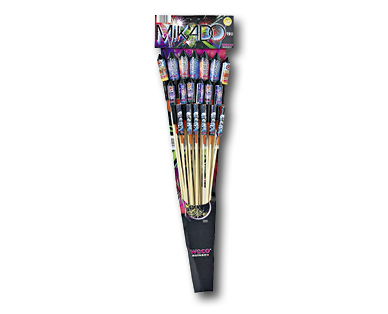 Lot de fusées Mikado, 19 pièces WECO(R) SUISSE