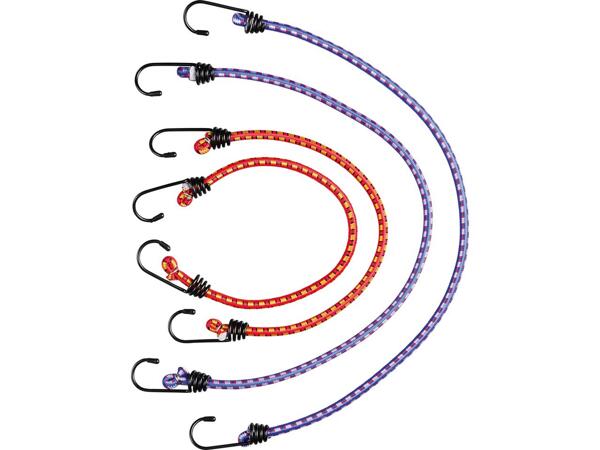 Ratchet strap, bungee cord set or quick release ratchet strap set