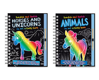 Scratch and Sketch Books