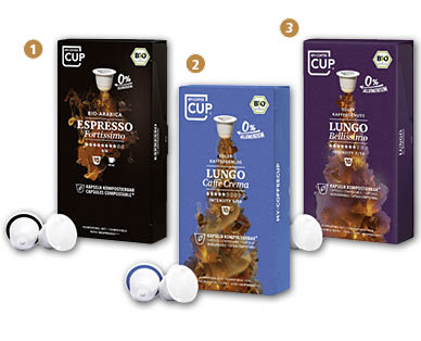 Capsules de café bio MY COFFEE CUP