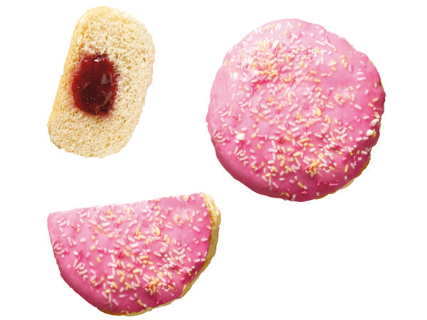Krapfen mit Mehrfruchtfüllung