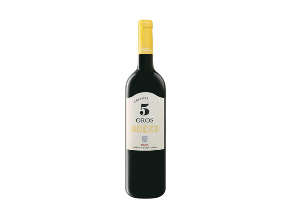 5 Oros Crianza 2018