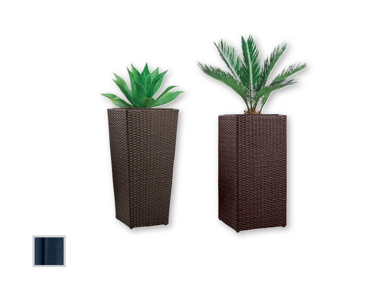 FLORABEST(R) Large Wicker Planter 31 x 31 x 64cm