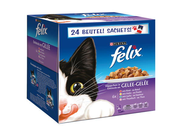 Cibo in gelatina per gatti Felix