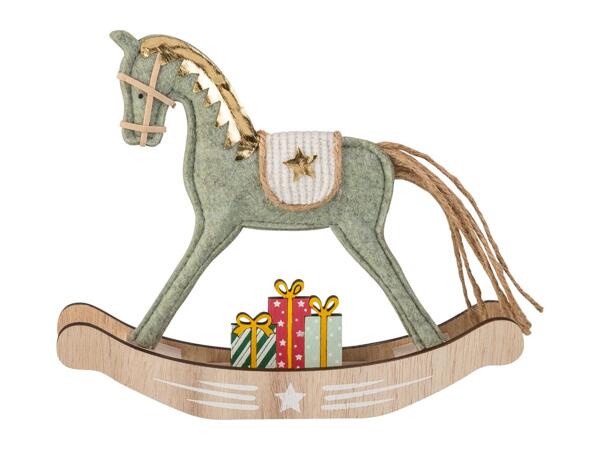 Livarno Home Rocking Horse Christmas Decoration