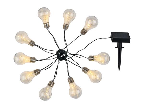 Livarno Home Solar Bulb String Lights