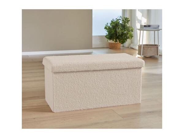 Livarno Home Storage Ottoman - Cream