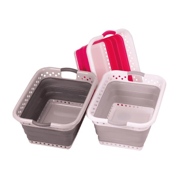 Foldbar vasketøjskurv