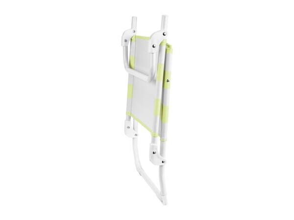 Crivit Yellow & White Beach Chair