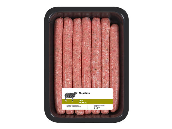 Leckere Chipolata vom Lamm