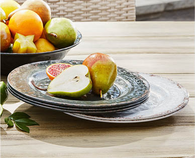 Premium Melamine Dinner Plates 4pk