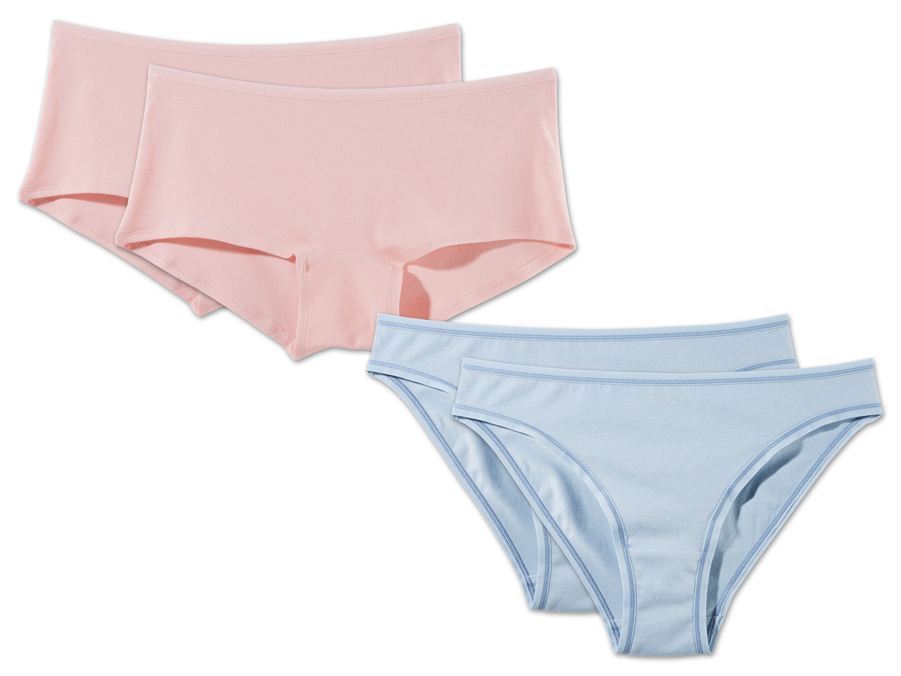 ESMARA LINGERIE(R)PURE COLLECTION Damen Slips oder Panties, 2 Stück1