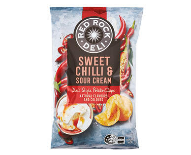 Red Rock Deli Sweet Chilli & Sour Cream Chips 165g