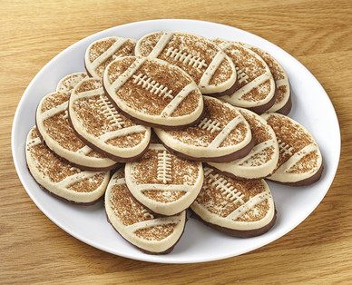 Village Bakery Football Sugar Cookies
