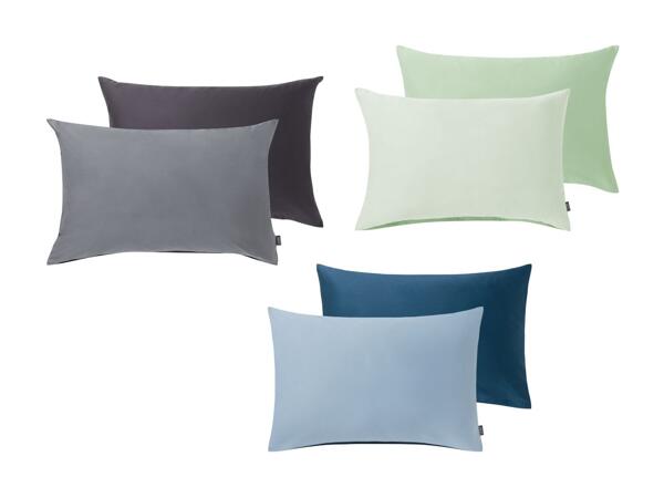 Housses de coussin en satin LOOKS by WJ, set de 2