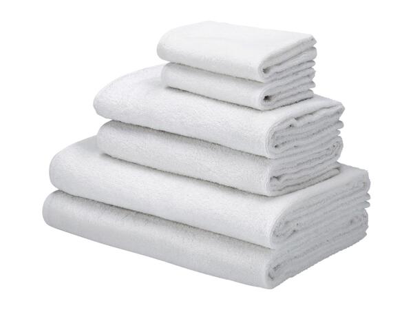 Livarno Home White Towel Set - Set of 6