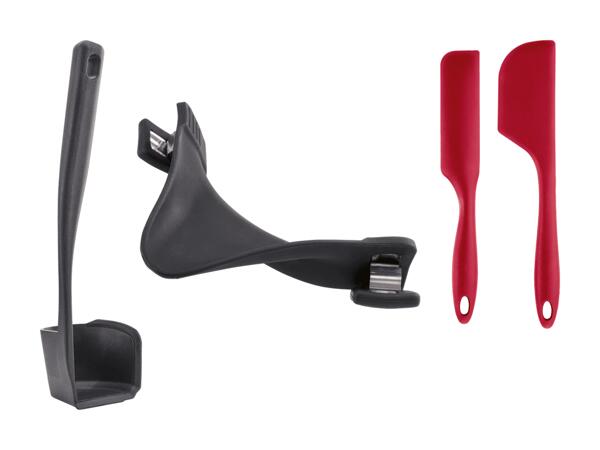 Bec verseur/spatule pivotante/set de spatules, 2 pièces