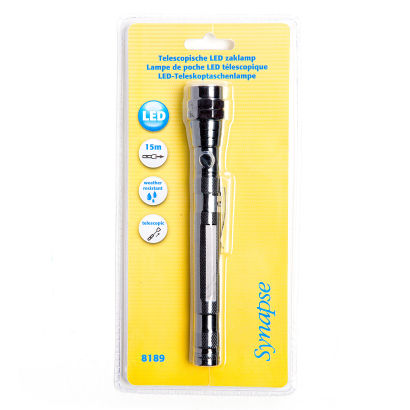 Lampe-torche LED télescopique