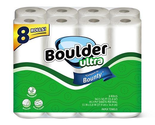 Boulder 
 8 Roll Multi-Size Paper Towel