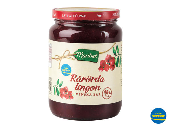 Råröda lingon